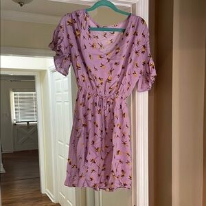 Floral Purple Dress
